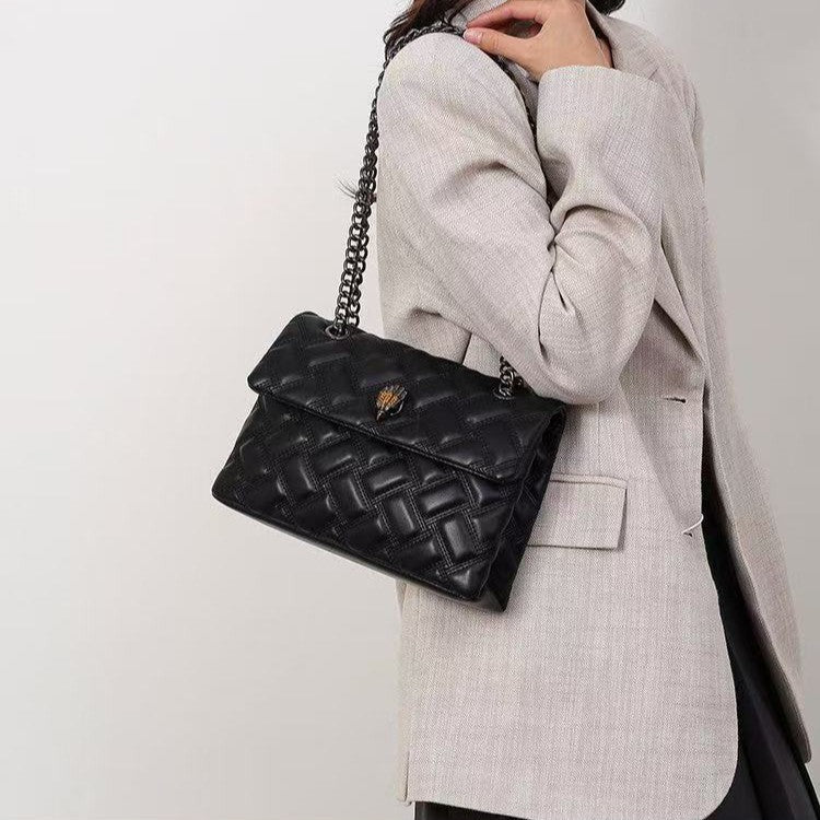 Women's Large Capacity Plaid Rhombic Bag
