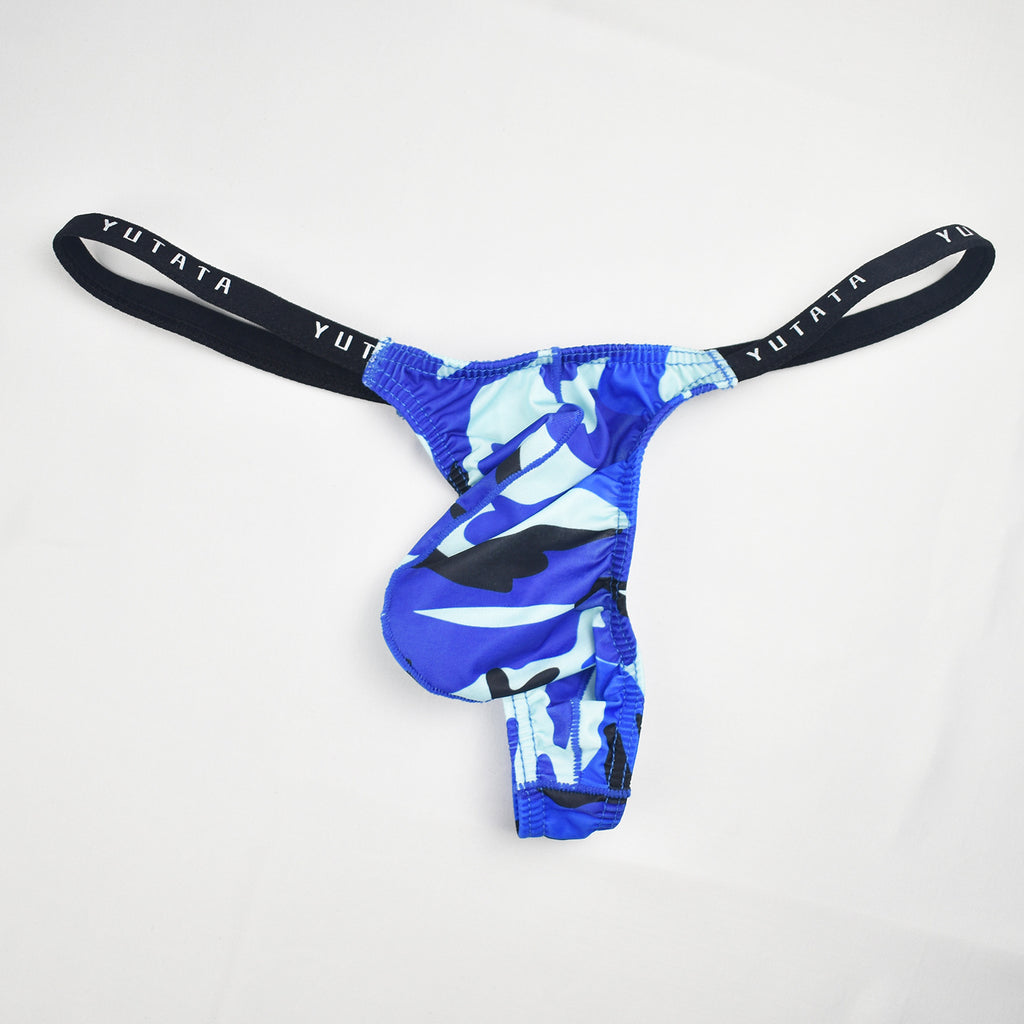 Men's Thong Bag U-convex Camouflage Underwear