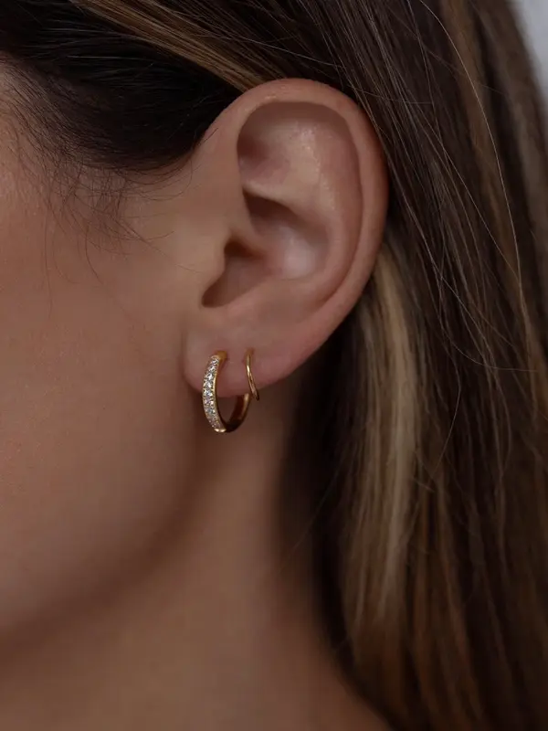 Spiral Hoop Earrings
