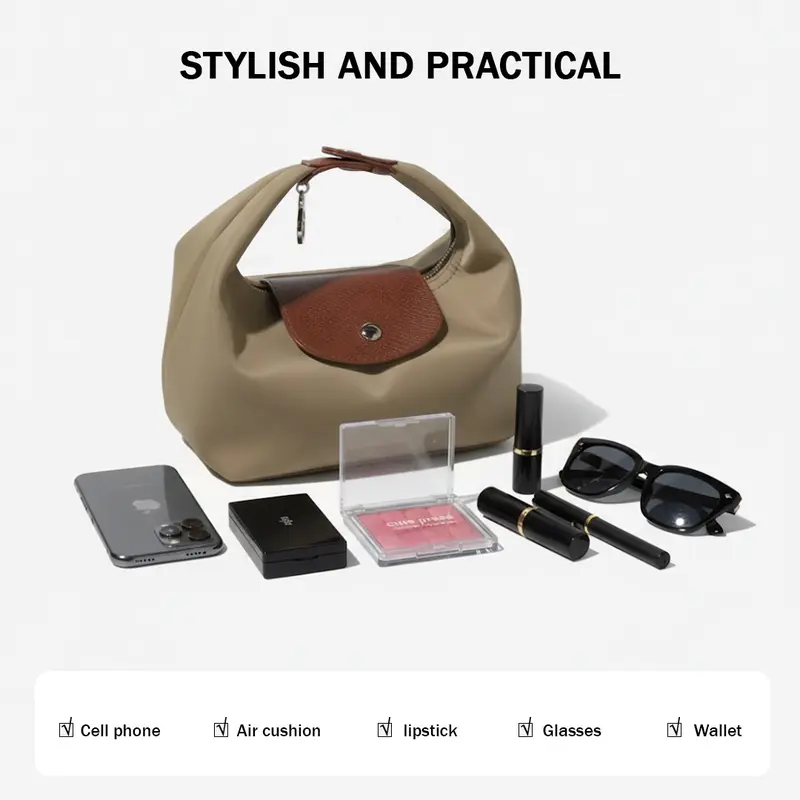 💗 30% Off Today 💗 Stylish, Lightweight Nylon Crescent Bag