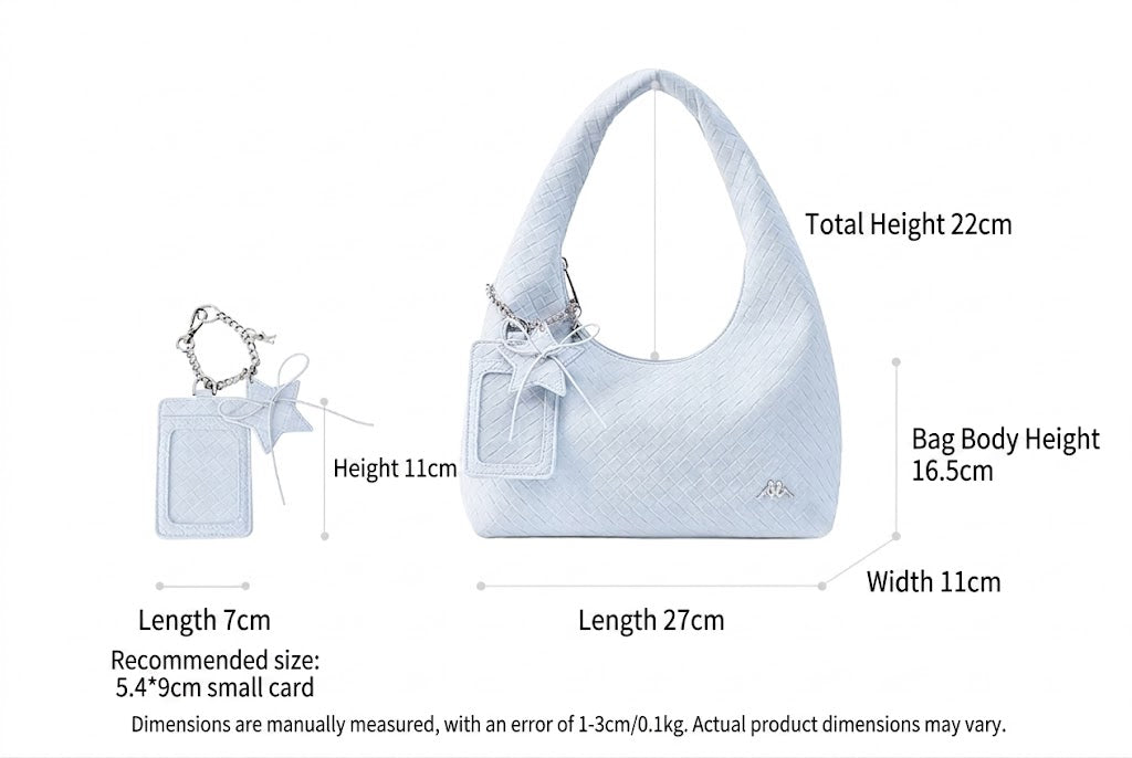 Large Capacity Armpit Three-dimensional Woven Bag