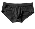 Men's Modal Low-Rise Briefs with U-Pouch, Non-Binding Design, Breathable Solid-Color Mesh Fabric