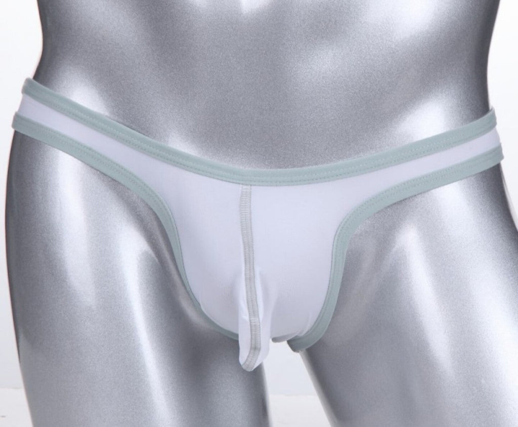 Sexy Low-rise Stretch Ice-silk Men's Briefs With An Enhancing Pouch