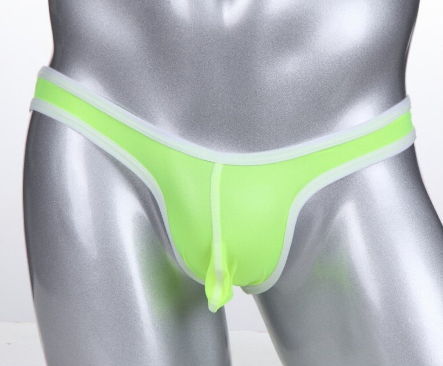 Sexy Low-rise Stretch Ice-silk Men's Briefs With An Enhancing Pouch