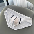 Men's Sexy Low-Rise Mesh Briefs – Breathable Ice Silk with Pouch-Enhancing Design