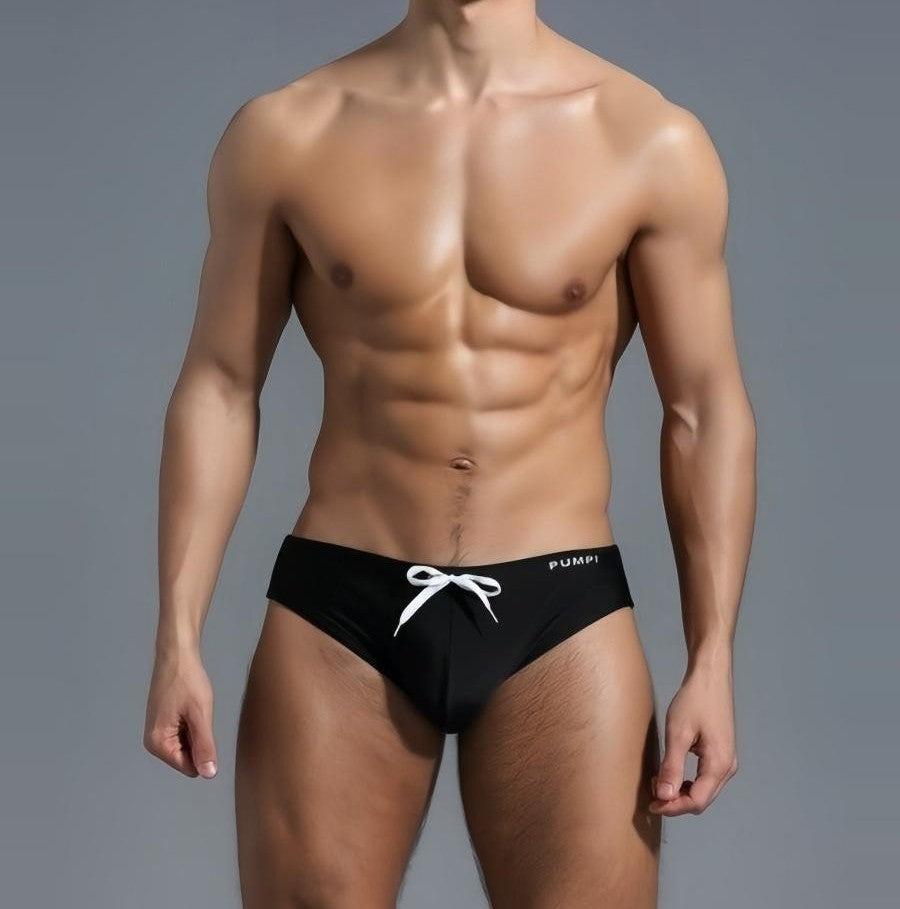 Men's Low-Rise Sexy Swim Briefs – Ideal for Hot Springs & Beach Vacations