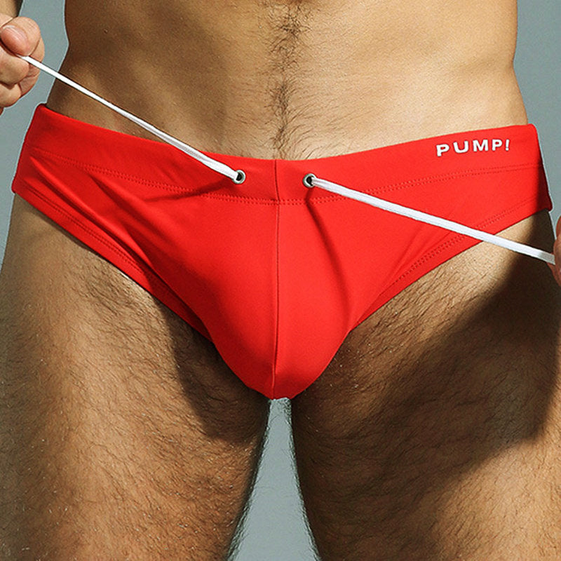 Men's Low-Rise Sexy Swim Briefs – Ideal for Hot Springs & Beach Vacations