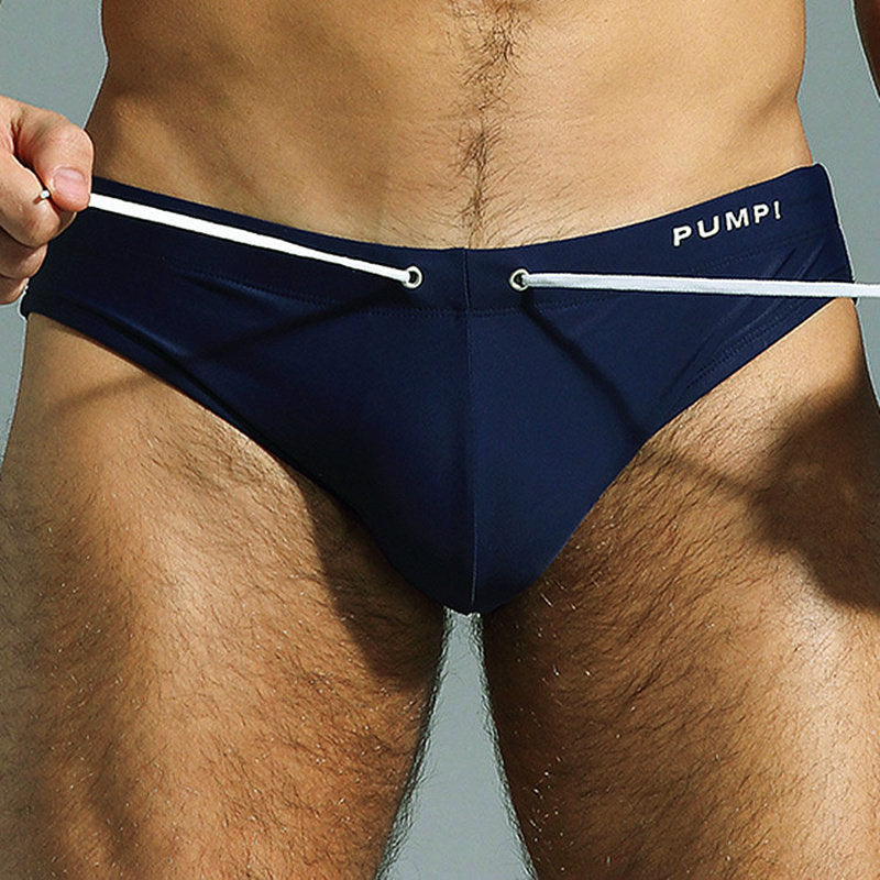 Men's Low-Rise Sexy Swim Briefs – Ideal for Hot Springs & Beach Vacations