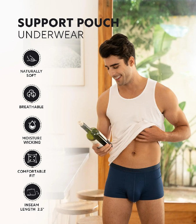 Men's Double Pocket Mini Modal Underwear