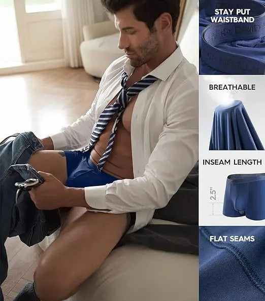 Men's Double Pocket Mini Modal Underwear