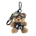 Camera Teddy Bear Bag Charm