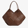 One-Shoulder Underarm Hand-Woven Tote Bag