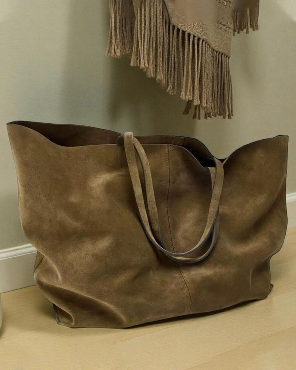 Cynthia Large Suede Tote Bag