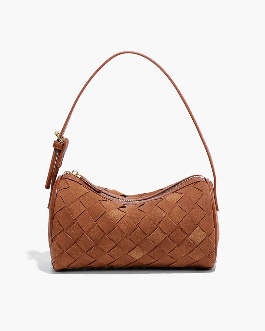 Jessica Woven Suede Bag