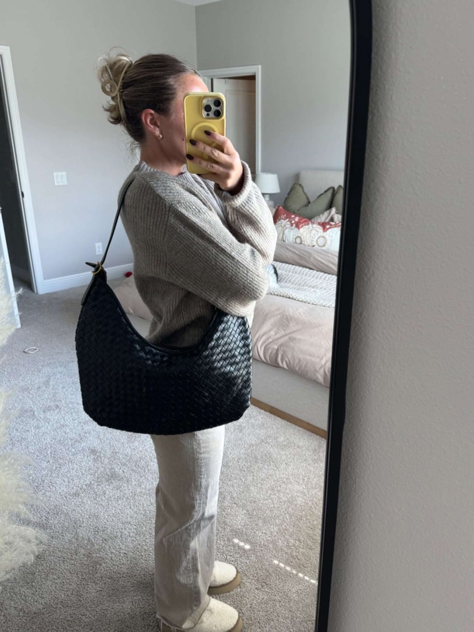 Scarlett Woven Tote Bag
